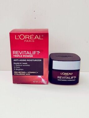 Loreal Paris Revitalift Triple Power Anti-Aging Moisturizer, 1.7 OZ